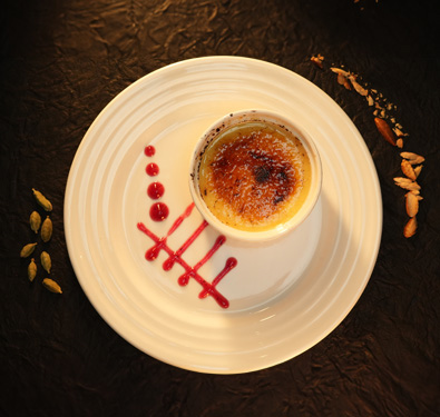  Cardamom Creme Brulee 