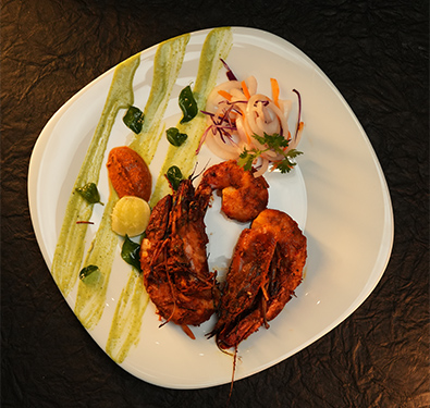  Tandoori Tiger Prawn 