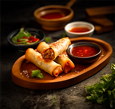  Chicken Spring Roll 