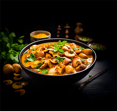  Mushroom Butter Masala 