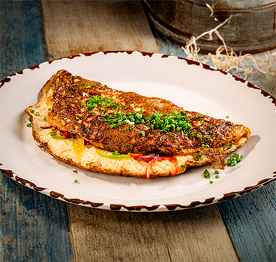  Mutton Omelette 