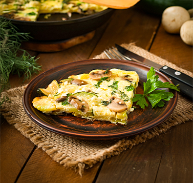  Mushroom Omelette 