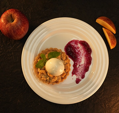  Cinnamon Flavoured Apple Crumble 