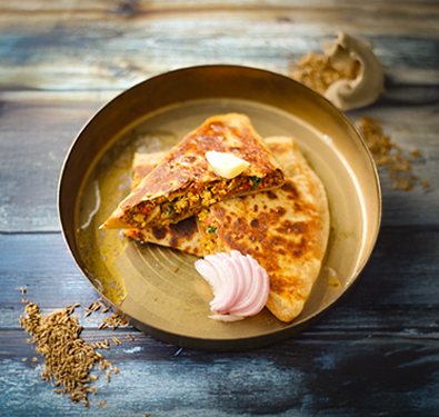  Stuffed Paneer Paratha 