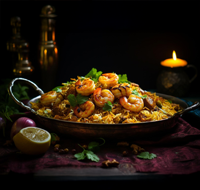  Prawn Briyani 